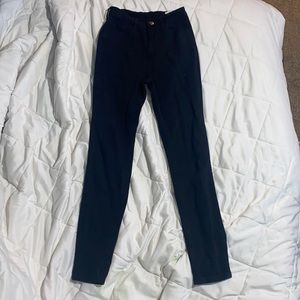 Black Skinny High Rise Jeans